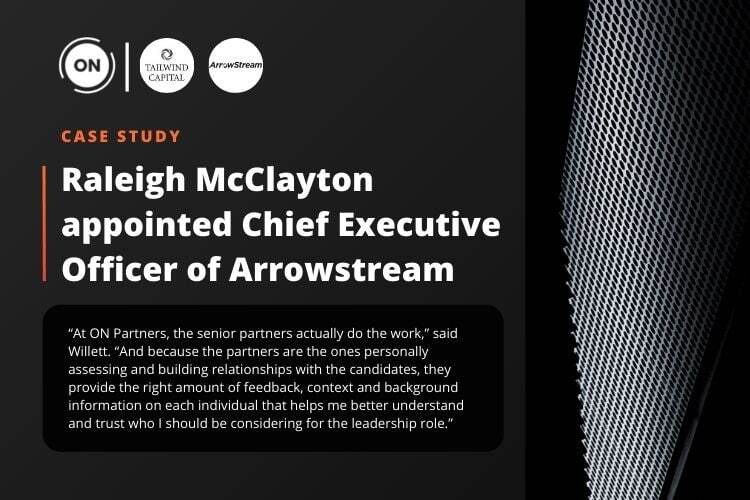 Raleigh McClayton appointed CEO of Arrowstream and Brightspot