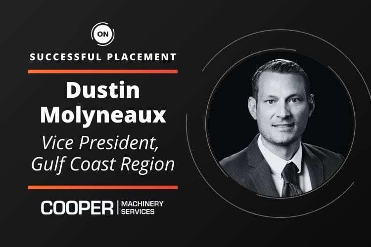 Cooper Machinery Services Appoints New Vice President, Gulf Coast Region