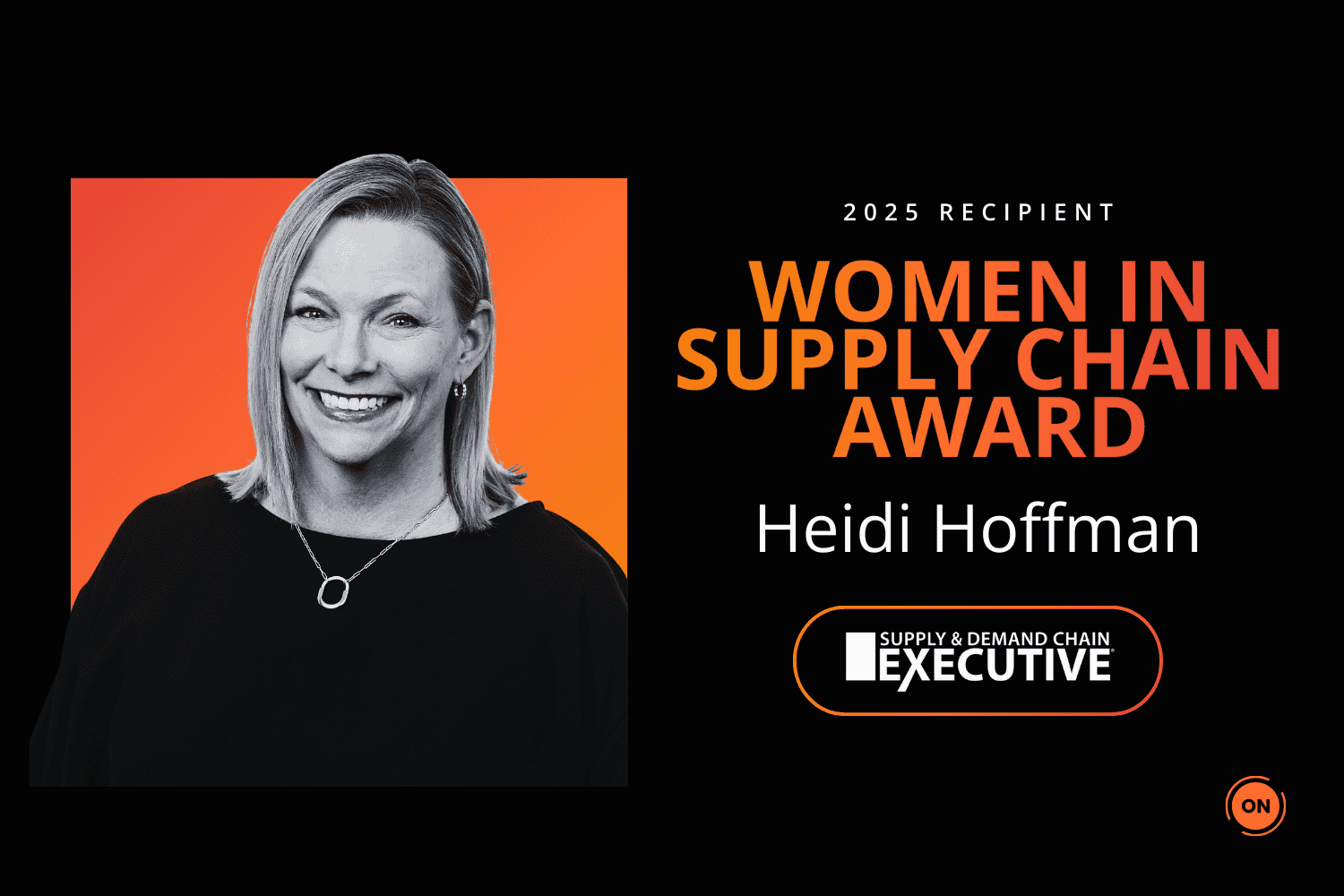 ON Partners’ Heidi Hoffman Named Recipient of Women in Supply Chain Award For Third Consecutive Year