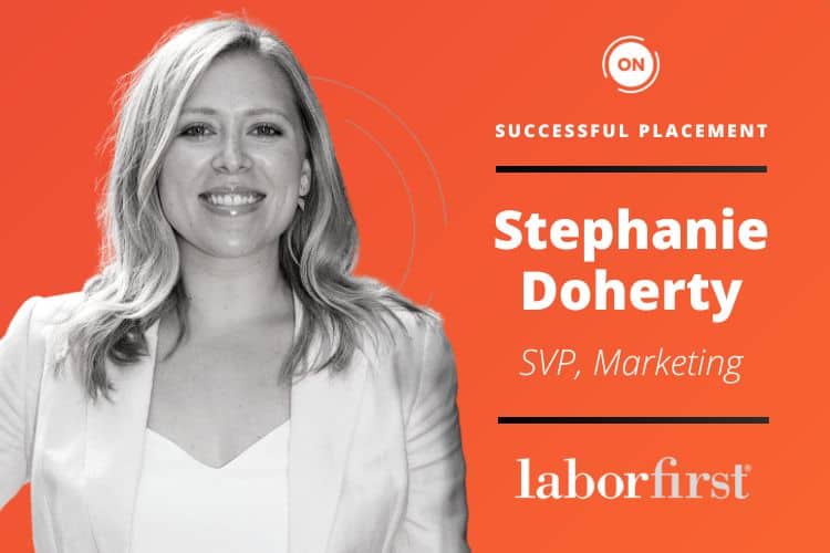 Successful Placement: Labor First - Senior Vice President, Marketing - ON Partners