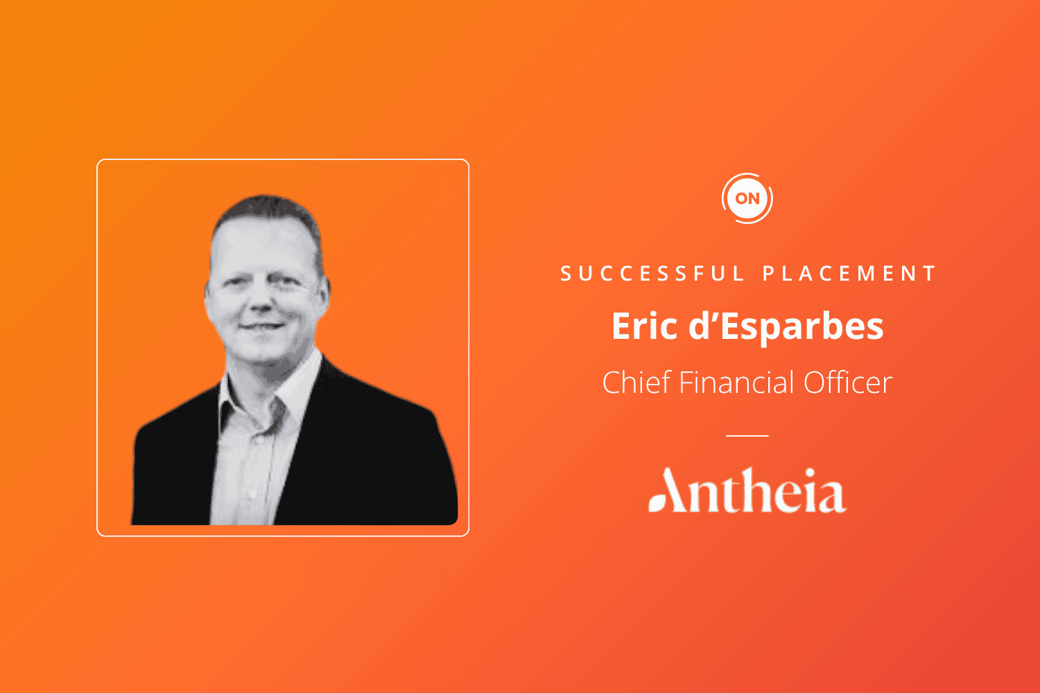 Antheia Names New Chief Financial Officer
