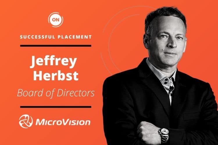 SUCCESSFUL PLACEMENT: MICROVISION - BOARD OF DIRECTORS