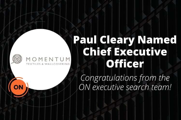 Momentum Textiles & Wallcovering Names New President, Chief Executive Officer