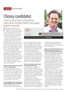 Competitive Executive Compensation Packages