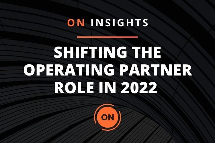 Shifting the Operating Partner Role