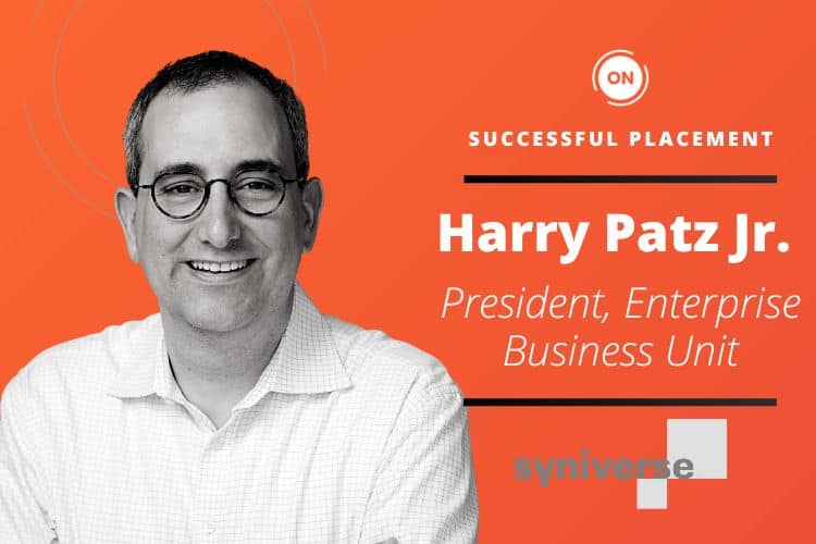 Syniverse Appoints Harry Patz Jr. As President Of Enterprise Business Unit - ON Partners