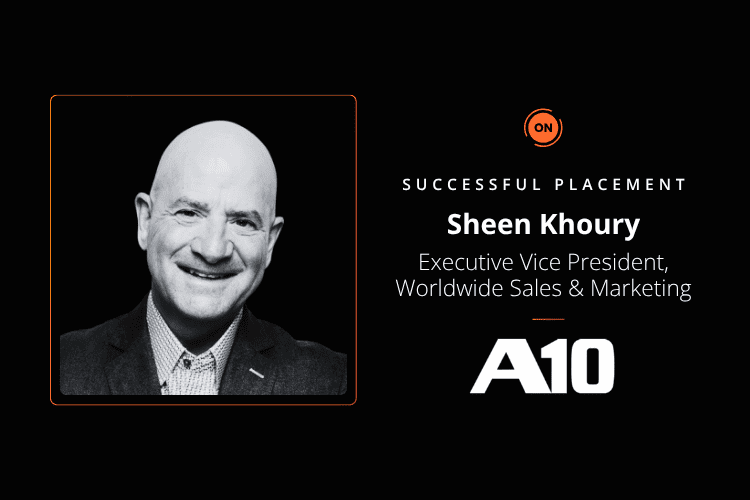 A10 Networks Appoints New Executive Vice President, Worldwide Sales & Marketing
