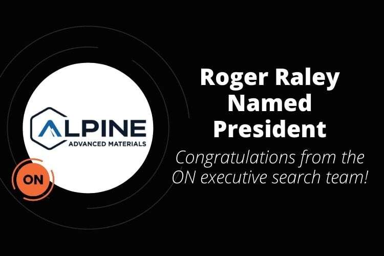 Alpine Advanced Materials Hires President