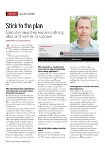 Stick To the Plan