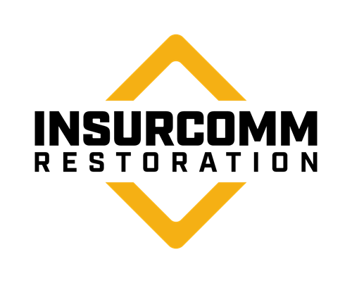 Insurcomm_Restoration-Logo_Stacked-Black_RestorationYellow
