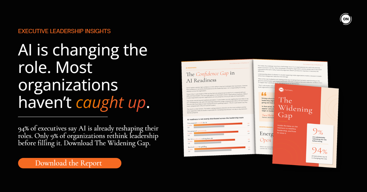 2026 Leadership Report | AI & Succession Planning | ON Partners